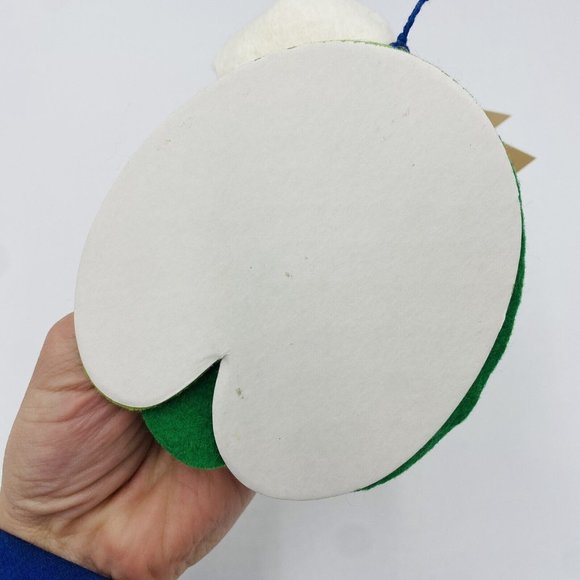 Vintage Annalee Baby Laying in Lilly Pad 1991 Orange Hair Spring Nymph - Picture 8 of 12